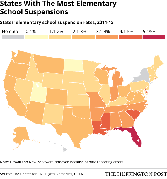 These Are The States That Suspend Students At The Highest Rates