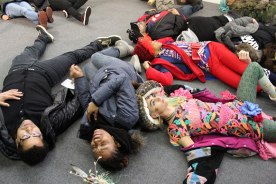 Police Remove Guerrilla Performance Protesting Eric Garner Death From Armory Show