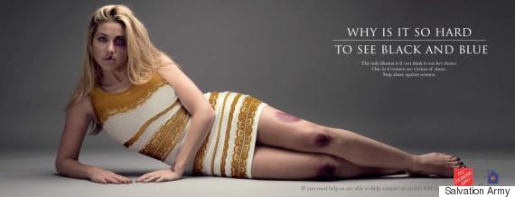 Salvation Army Uses #TheDress To Spread Important Domestic Violence Message