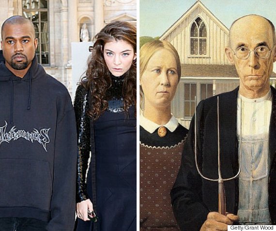Kanye & Lorde Got Photographed Together Like A Modern-Day American Gothic