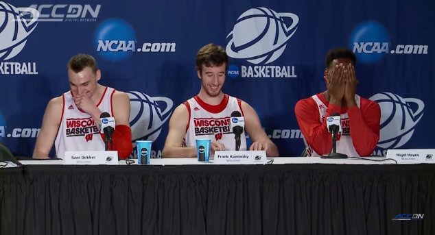 Mortified Wisconsin Basketball Player Caught Whispering ‘God, She’s Beautiful’ During Press Conference