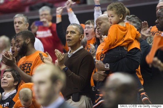 Obama Watches Princeton Women’s NCAA Tournament Game To Cheer On Niece
