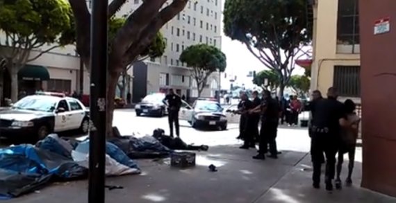 LAPD Caught On Video Shooting Homeless Man To Death