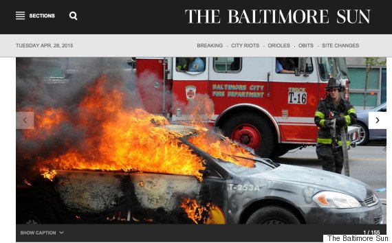 HuffPost What’s Working Honor Roll: The Baltimore Sun Is Offering Free Access To Its Coverage Of The City’s Unrest
