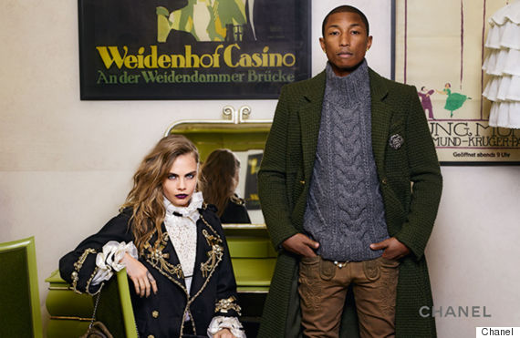 Chanel Debuts Latest Campaign Starring Pharrell Williams And Cara Delevingne
