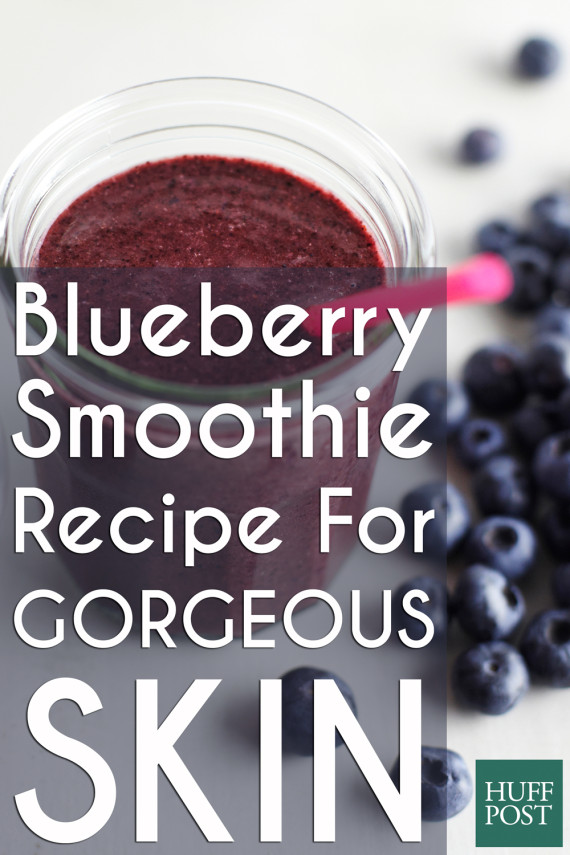 This Blueberry Smoothie Recipe Will Let You Eat Your Way To Healthy Skin