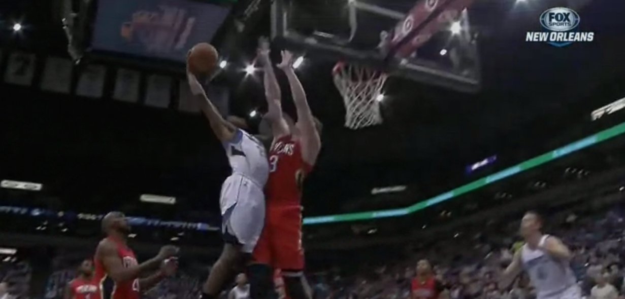 Andrew Wiggins Demoralizes 7-Foot Omer Asik With Ferocious Dunk