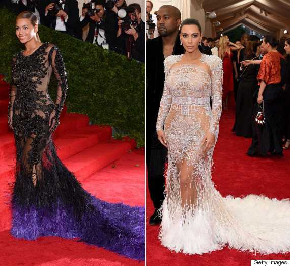Kim Kardashian’s Met Gala 2015 Dress Was Very Similar To One That Beyoncé Wore
