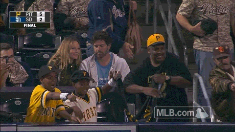 Andrew McCutchen Gives Two Delightful Young Fans His Batting Gloves