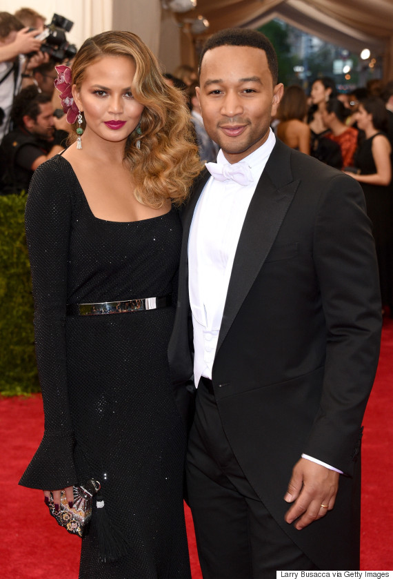 Chrissy Teigen and John Legend Are A Dream On The Met Gala 2015 Red Carpet
