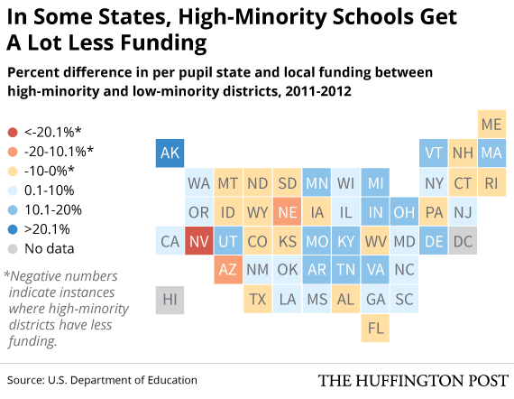 61 Years After Brown v. Board Of Education, Many Schools Remain Separate And Unequal