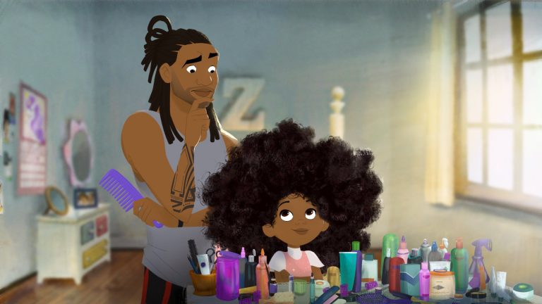 Animated Short Film ‘Hair Love’ Celebrates Black Father & Daughter Relationships