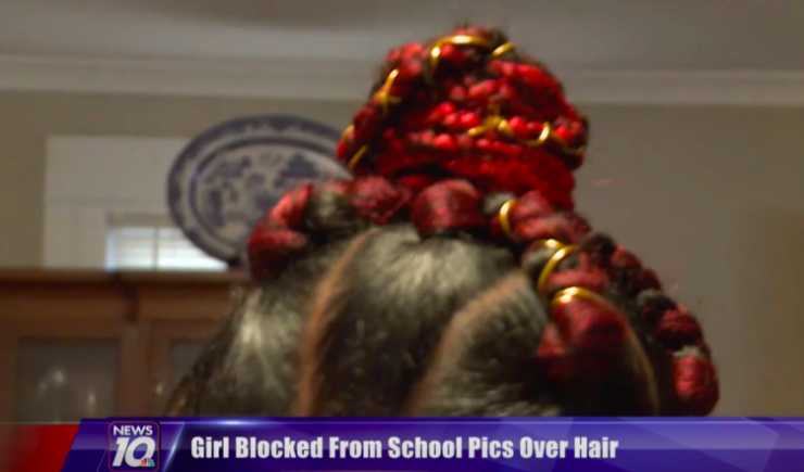 8-Year-Old Banned From Picture Day Bc Of Red Braid