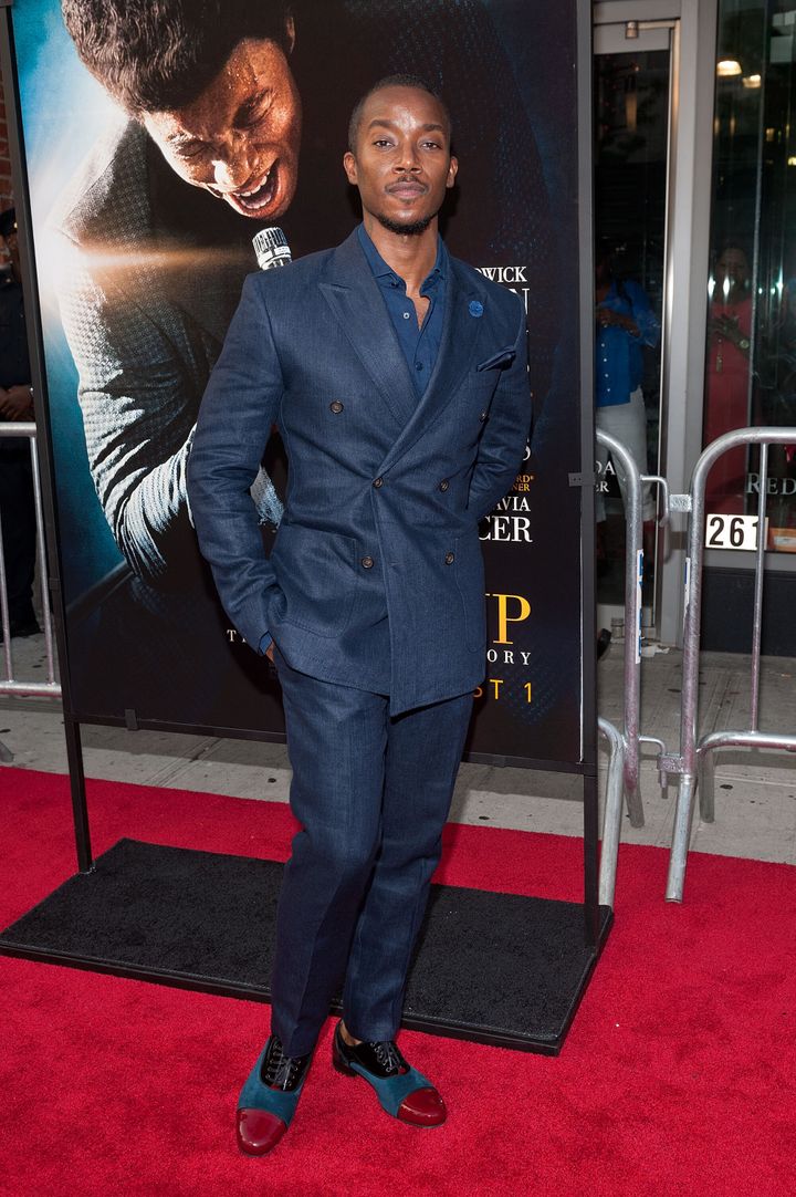 Aakomon Jones at the "Get On Up" premiere in 2014.