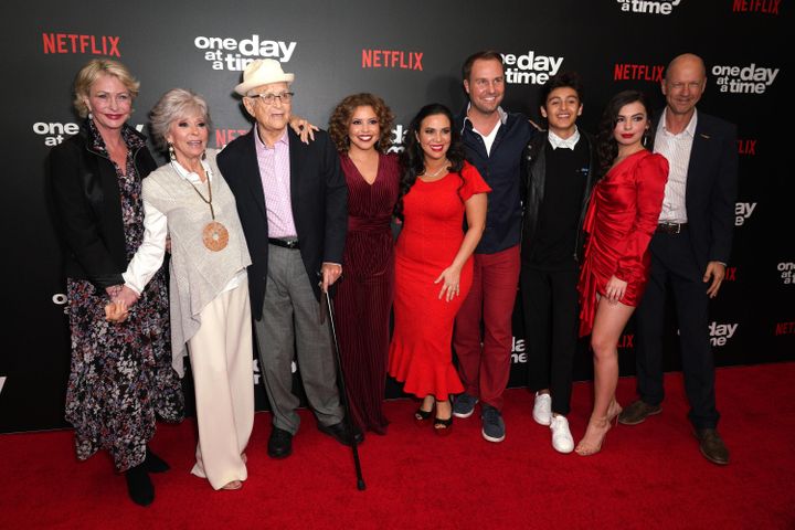 The cast and creators of Netflix&rsquo;s &ldquo;One Day at a Time,&rdquo; one of a handful of major series with a Latinx cast