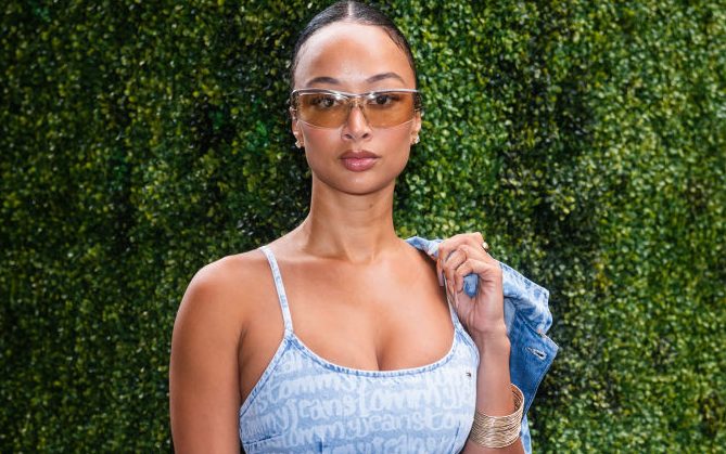 Draya Michele & Jalen Green Host A Cherry-Red Baby Shower To Welcome Their Baby Girl